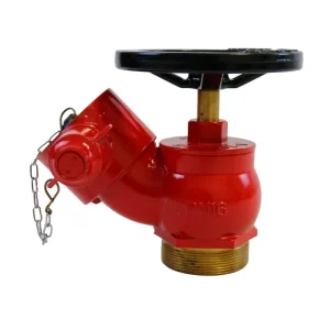 Cast Iron DN65 2.5” Inlet Oblique Landing Valve Fire Hydrant Equipment for Fire Protection Firefighting Accessory