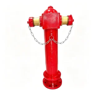 Cast Iron Fire Hydrant Outdoor Pillar Type Operation Durable Firefighting Screw Thread American Outdoor Fire Hydrant