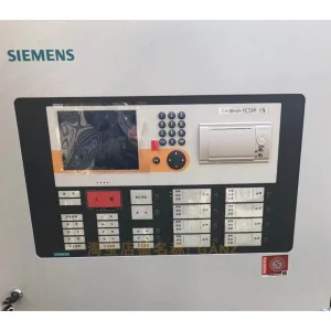 Cerberus FC726 CN Fire Alarm Control Panel paired with the HBB1000 DC Regulated Power Supply