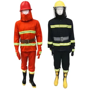 Certified Fire-Fighting Protective 14/17 Flame Retardant Oxford Fabric Breathable Workwear for Industrial Use