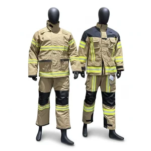 Certified High visibility Reflective Aramid Material Emergency Rescue Firefighter Suits Fire Safety Protective Clothing
