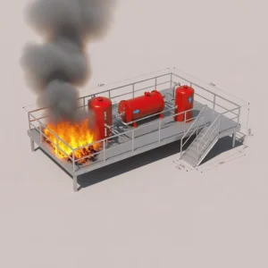 Chemical Safety Training Base Fire Leakage System Fire Fighting Simulation Training Firefighting Equipment Accessories