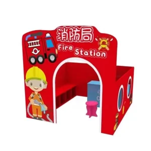 Children’s Fire Resistant Dollhouse Interactive Role Playing Game House for Indoor Imaginative Play