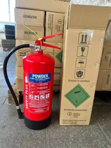 China Factory 6kg CE Approved Stainless Steel Dry Powder Portable Fire Extinguisher 40% ABC Powder