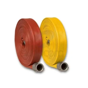 China Factory Direct American Rubber Covered Fire Hose High Pressure Firefighting Equipment & Irrigation Water Supply Accessory