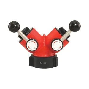 China Factory Direct NFPA Gated Wye Dividing Firefighting Equipment Copper Aluminum One Stream Into Two
