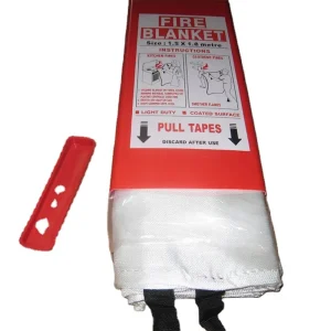 China Fiberglass Fire Fighting Blanket CE EN1869 Certified Customized Size for Fire Fighting Emergency Rescue