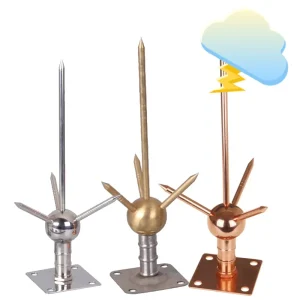 Chinese Factory Column 5kv Lightning Arrester Rod Lightning Rods