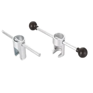 Chrome 1/2 Inch Fire Sprinkler Sleeve Wrench with Black Ball