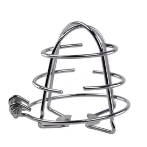 Chrome Plated Steel DN15 Easy Screw Fire Sprinkler Head Guard Essential Firefighting Equipment Accessory