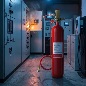 Clean Agent Perfluorohexane Fire Suppression System No Residue for Precision Equipment Stainless Steel Class A/B Fires
