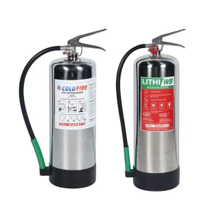 Coldfire F500 Lithium Battery Fire Extinguisher 4L LI ION Fire Solution Extinguisher Stainless Steel Extinguishers
