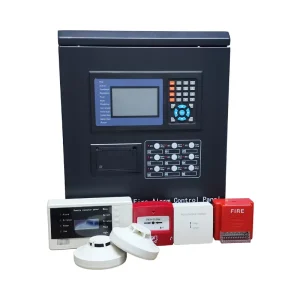 Commercial Addressable Fire Alarm Control Panel Multi Loop AC90~270V CAN Bus Touchscreen Display Wall-Mounted CE Certified OEM
