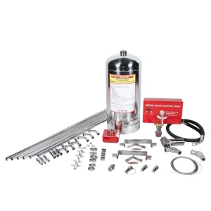Commercial Kitchen Fire Suppression Systems Automatic Wet Chemical Fire Fighting Equipment Class K F Fires Wall Mounted