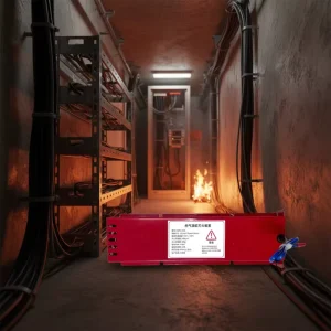 Compact Portable Hot Gas Fire Extinguisher Capsule Type 10-Year Shelf Life Automatic Suppression Device for Electrical Cabinets