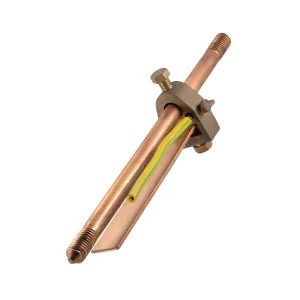Compatible with 16mm² Earth rods 25x3mm² Tape and 35 50mm² cables made of copper for high conductivity