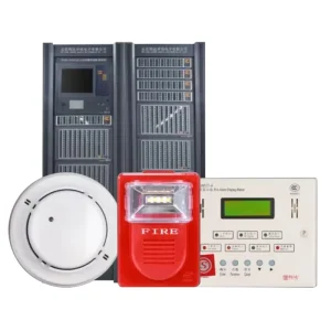 Complete Fire Alarm System with Control Panel Fire Alarm System with Addressable Smoke Detector 1/2 Loop