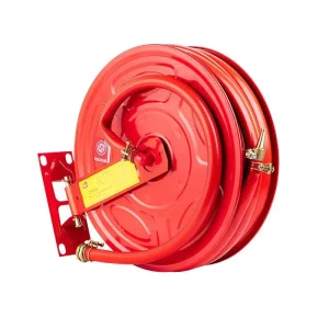 Complete Fire Hose Reel Cabinet Set With Hose and Nozzle Wall Mounted Firefighting Equipment Building Emergency Protection System