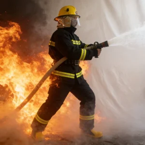 Comprehensive Firefighter Safety Kit Complete Protection for Firefighting Operations Fireman Suit