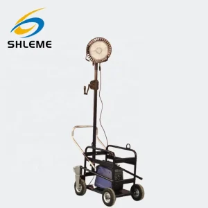 Construction Tripod Work Light 240W Portable LED Floodlight with Stand and Trolley