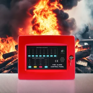 Conventional 1 2 4 Zone Fire Alarm Control Panel with ABS Material Model NW 8400 for Home and Office System Control