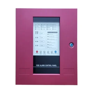Conventional 4 Zone Fire Alarm Control Panel AC90 270V Wide Voltage 12V Battery Backup OEM ODM CE Certified Wall Mounted Red
