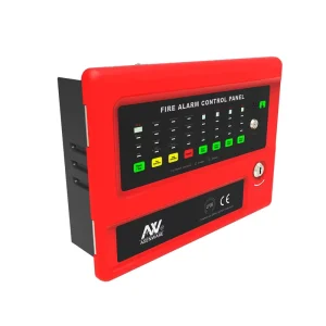 Conventional Fire Alarm 2 Zone Panel for Smoke Detector Fire Protection 20 Devices Each Zone Touch Board AW CFP2166 4