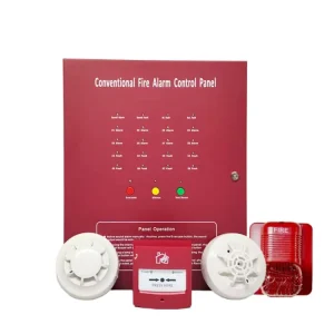 Conventional Fire Alarm Control Panel 4 Zone AC90-270V CE Certified Wall Mounted OEM ODM Factory XHA XHA1004 12V Backup Battery