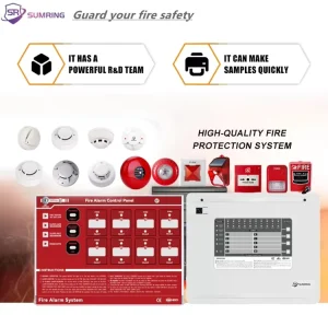 Conventional Fire Alarm Control Panel with 1 10 Zones Fire Protection CE Certified LED Display