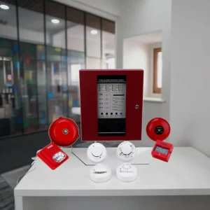 Conventional Indoor Fire Alarm System with Main Fire Alarm Control Panel Smoke Alarm Security Monitoring