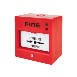 Conventional Manual Call Point Fire Alarm Button Non Coded Wired Glass Resettable Fire Button Fire Emergency Switch DC12V 24V