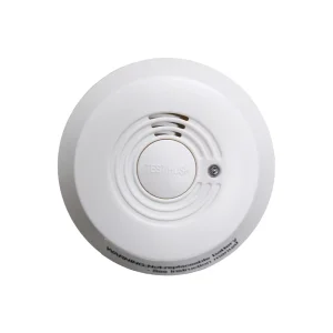 Conventional Photoelectric Smoke Detector DC 3V Two Wire Fire Alarm with Strobe ABS Material Durable 30 50m Detection Range