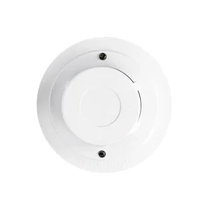 Conventional Photoelectric Smoke Detector DC 9V 35V Two Wire Fire Alarm with Strobe ABS Material 30 50m Detection Range