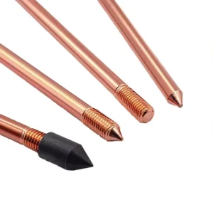 Copper Bonded Ground Rod Copper Clad Steel Earthing Electrode for Lightning Protection and Grounding Systems