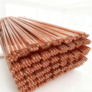 Copper Clad Steel Grounding Rod Electrode Bar with Thermit Welding Flux for Secure Welding and Lightning Protection