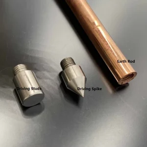 Copper Clated Teel Earth Rod with Driving Studs and Spike Lightning Protection & Earthing GroundRod