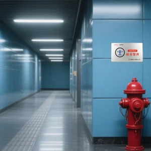 Cosun Industrial Modern Eco Friendly Door Plate Sign for Fire Hydrant Water Wells Electrical Systems Hotel & Apartment Use