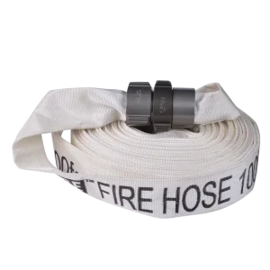 Cotton Canvas Fire Hose Flexible Firefighting Equipment Diverse Couplings Marine Nozzle Accessory TianQuan SF11 009 25mm 200mm