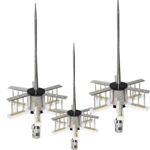 Custom Air Terminal Lightning Rod Stainless Steel ESE Lightning Rod Arrester