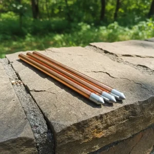 Custom Copper Clad Steel Earth Lightning Protection System Earthing Non Magnetic Ground Rod
