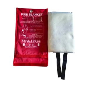 Custom Firefighting Emergency Safety Anti Fiberglass Fire Blanket EN1869 Certified 550C Heat Resistant 4ft X 4ft for Kitchen