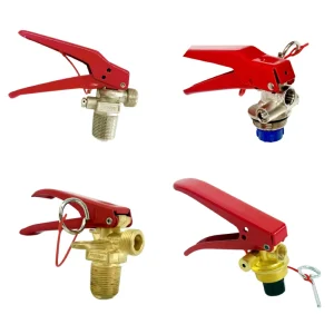 Custom Firefighting Equipment Accessories Brass Fire Extinguisher Valves for Powder Foam CO2 Water-based