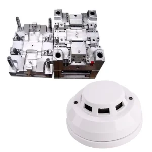 Custom Flame Retardant ABS Mold for Smoke Alarm Housing Injection Mold for Fire Detector Shell Smoke Alarm Enclosure