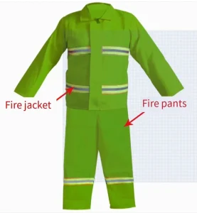 Custom Flame Retardant Firefighting Fire Suits Fire Fighting Uniform Made of Nomex Material