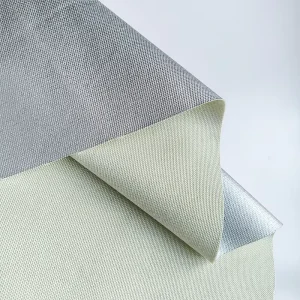 Custom Flame Retardant Insulation 1313 Aluminum Foil Braided Cloth for Workwear Firefighter Garment Aerospace Coated Pattern