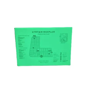 Custom Glow in the Dark Emergency Evacuation Fire Escape Plan