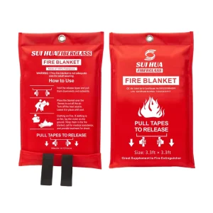 Custom Logo 1m Fire Blanket (550°C) with CE EN1869 Certification Corporate Gift with Low MOQ