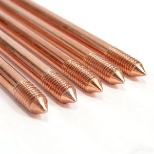 Custom Logo Earth Bar Lightning Protection Grounding System Copper Clad Steel Ground Rod ISO9001 Certified