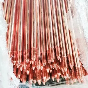 Custom Logo Engineering Construction Earthing System Copper Bond Steel Ground Rod Earthing