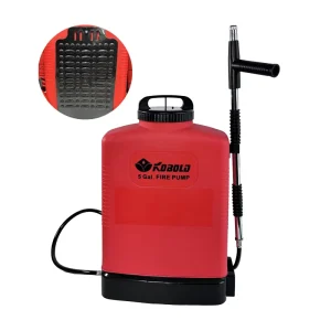 Custom Logo Firefighter Backpack Water Sprayer Firefighting Equipment Accessory for Wildland Forest PP Fire Bucket